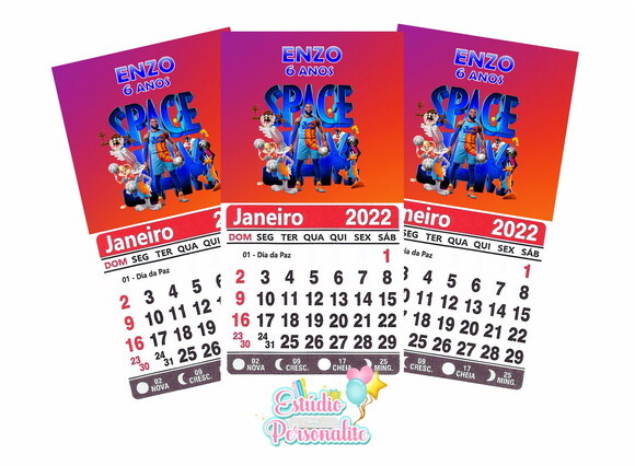 Mini Calendário 2022 Space Jam Um Novo Legado