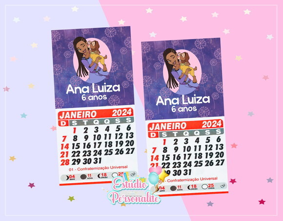 Mini Calendário Personalizado Wish: o Poder dos Desejos