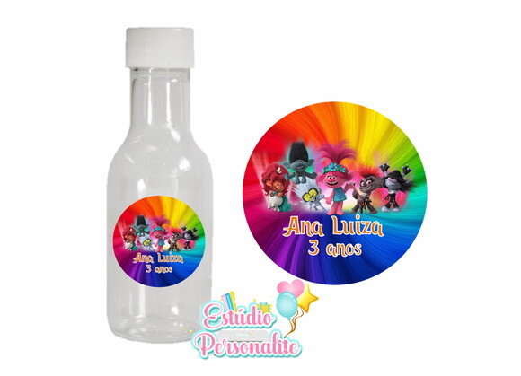 Mini Garrafinha Trolls 2