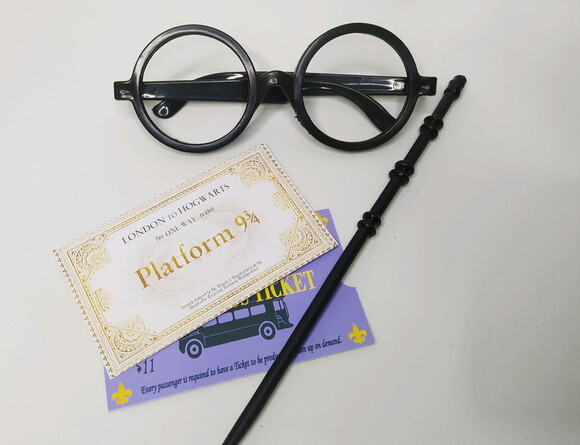 Óculos e Varinha Harry Potter