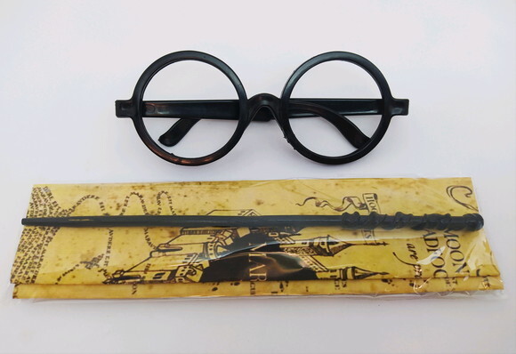 Óculos e Varinha Harry Potter
