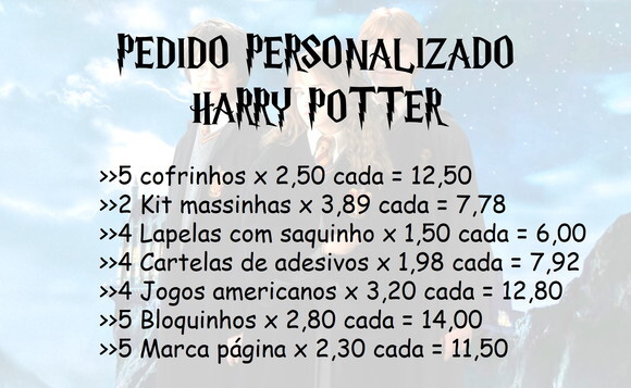 Pedido Personalizado Harry Potter