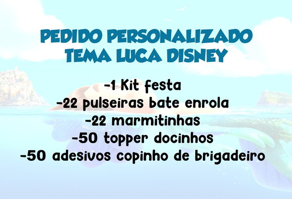 Pedido Personalizado Luca Disney