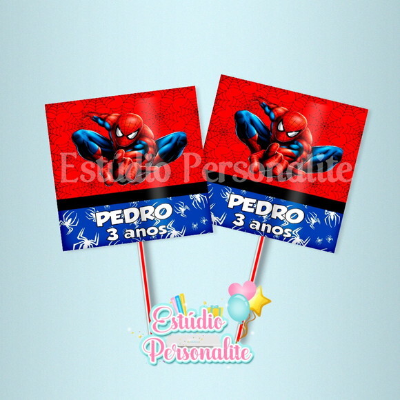 Pirulito Homem Aranha