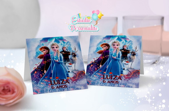 Plaquinha de Mesa Frozen 2