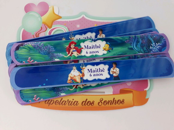 Pulseira Bate Enrola a Pequena Sereia