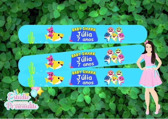 Pulseira Bate Enrola Baby Shark