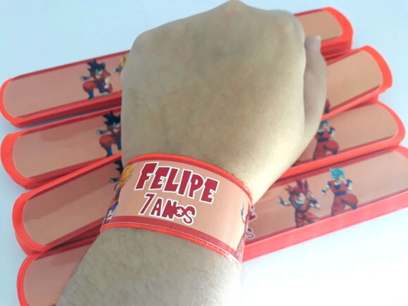 Pulseira Bate Enrola Dragon Ball