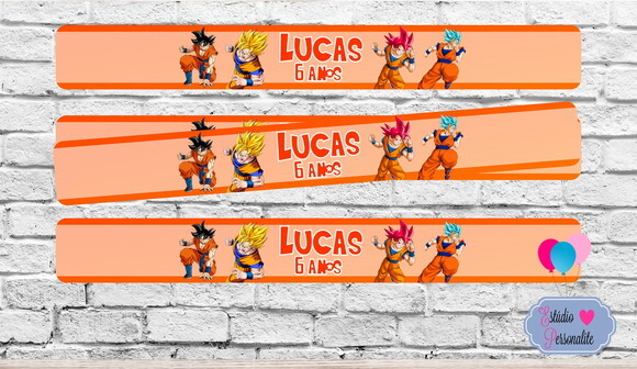 Pulseira Bate Enrola Dragon Ball