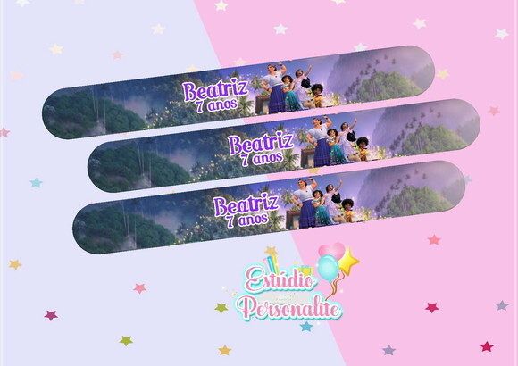 Pulseira Bate Enrola Encanto Disney
