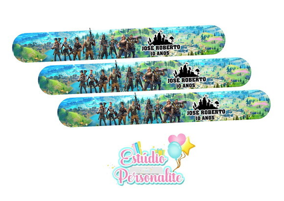 Pulseira Bate Enrola Fortnite