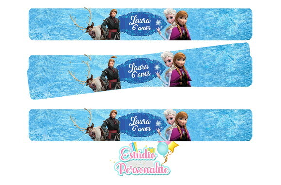 Pulseira Bate Enrola Frozen