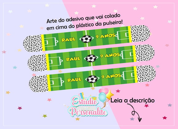 Pulseira Bate Enrola Futebol