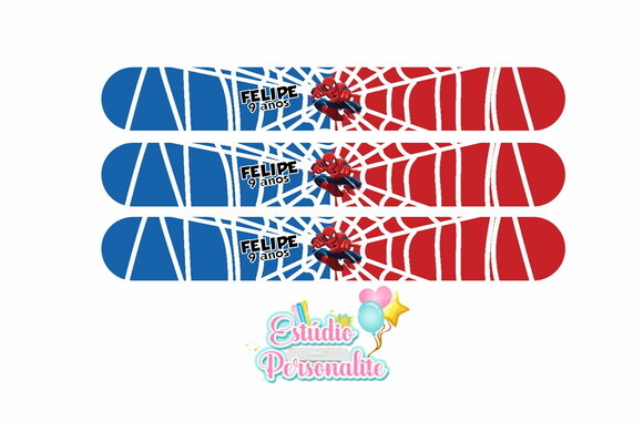 Pulseira Bate Enrola Homem Aranha