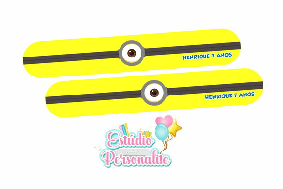 Pulseira Bate Enrola Minions