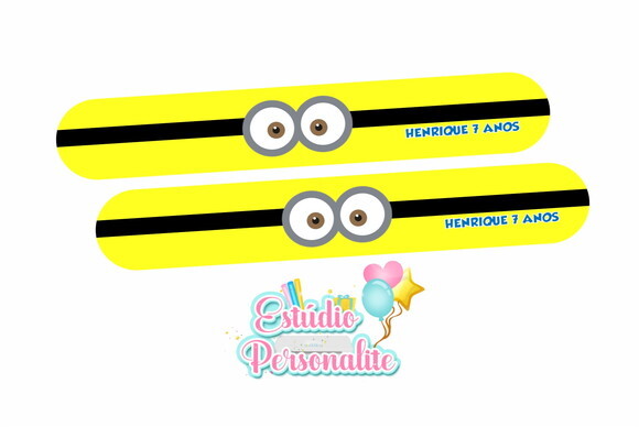 Pulseira Bate Enrola Minions