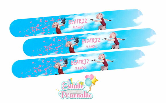 Pulseira Bate Enrola Sakura Haruno