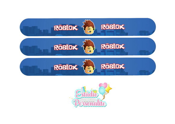 Pulseira Bate Enrola Roblox (sem Personalização)
