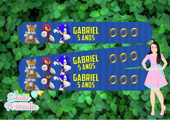 Pulseira Bate Enrola Sonic