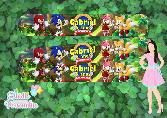 Pulseira Bate Enrola Sonic
