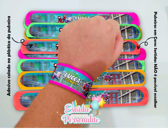 Pulseira Bate Enrola Spidey e Seus Amigos Espetaculares