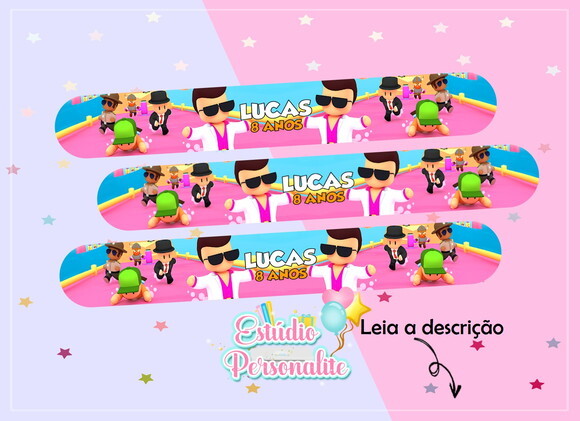 Pulseira Bate Enrola Stumble Guys