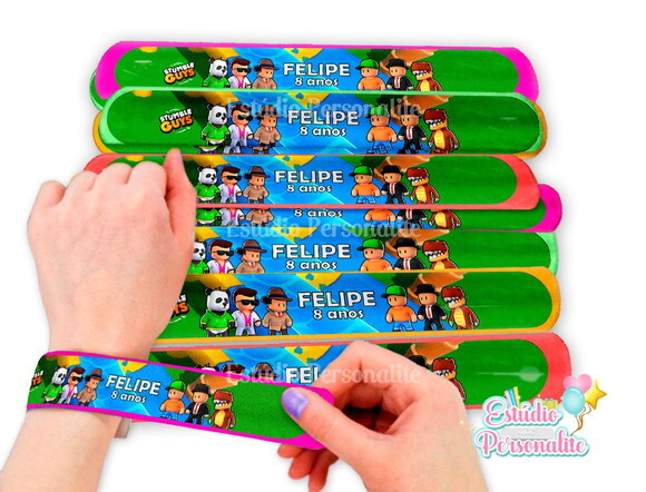 Pulseira Bate Enrola Stumble Guys