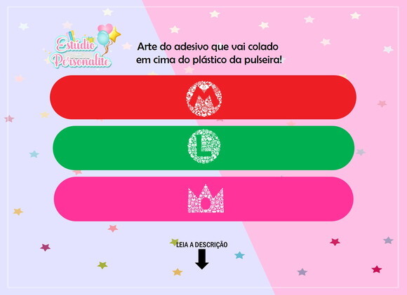 Pulseira Bate Enrola Super Mario Bros