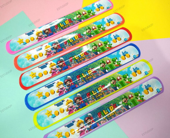 Pulseira Bate Enrola Super Mario Bros