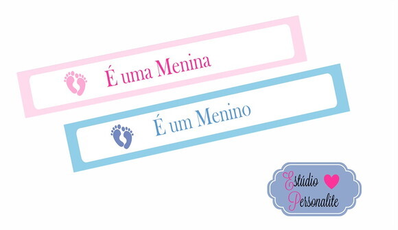 Pulseira de Papel Chá Revelação