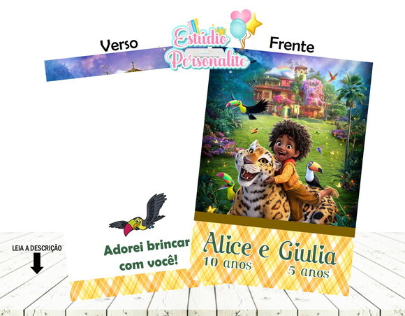 Revista de Colorir 14x10 Encanto Disney