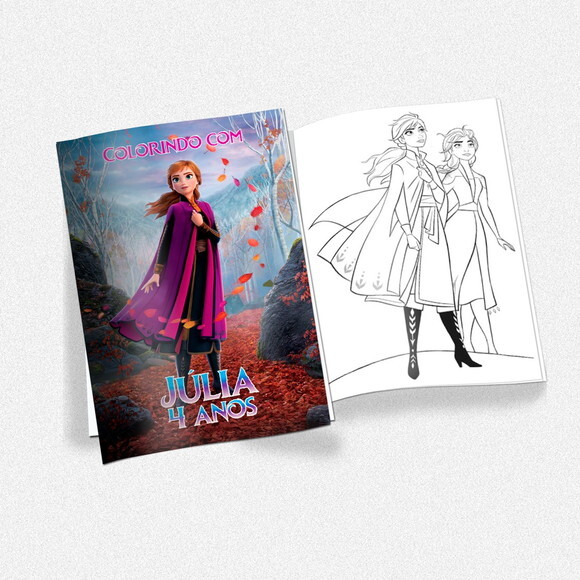 Revista de Colorir Frozen 2