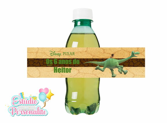 Rótulo Adesivo para Guaraná O Bom Dinossauro