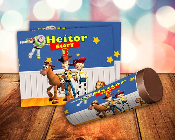 Rótulo para Baton Toy Story
