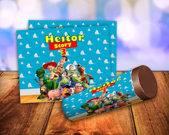 Rótulo para Baton Toy Story