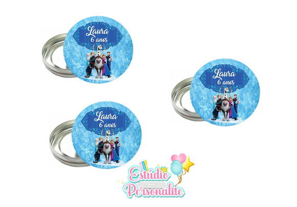 Rótulo para Latinha Frozen