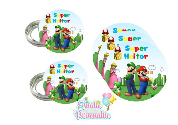 Rótulo para Latinha Mario Bros