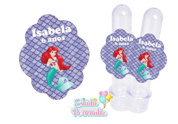Rótulo para Tubete Ariel