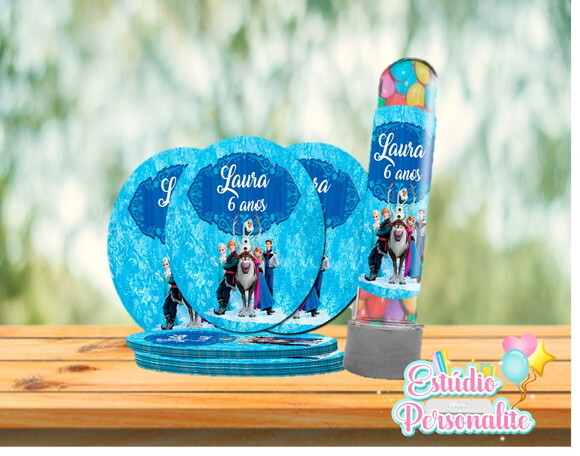 Rótulo para Tubete Frozen