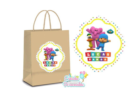 Sacola Kraft Pocoyo