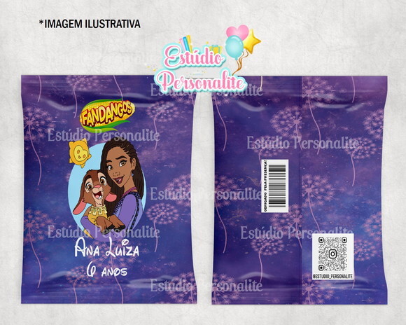 Salgadinho Personalizado Wish: o Poder dos Desejos