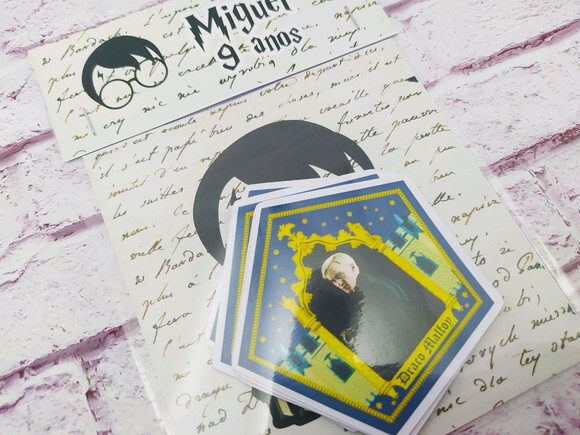 Saquinho + 5 Cards Sapo de Chocolate Harry Potter