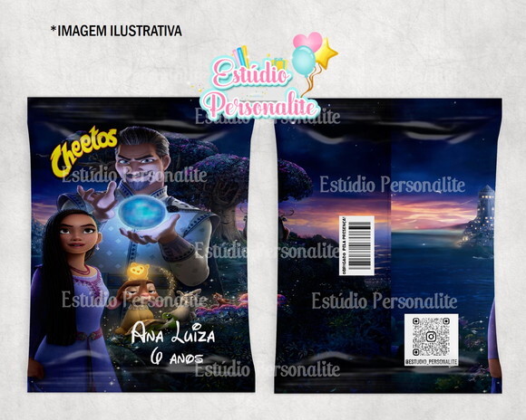 Salgadinho Personalizado Wish: o Poder dos Desejos