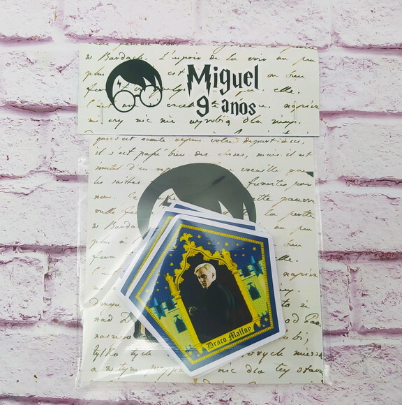 Saquinho + 5 Cards Sapo de Chocolate Harry Potter