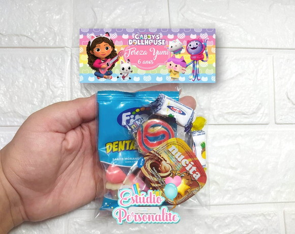 Saquinho de Doces a Casa Mágica da Gabby