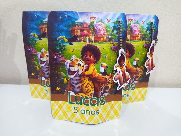 Saquinho Metalizado Encanto Disney