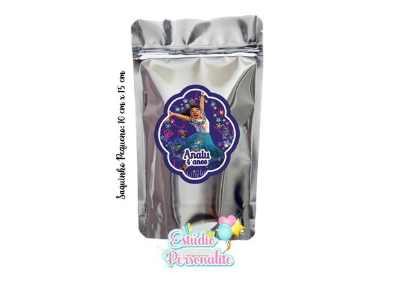 Saquinho Metalizado Encanto Disney