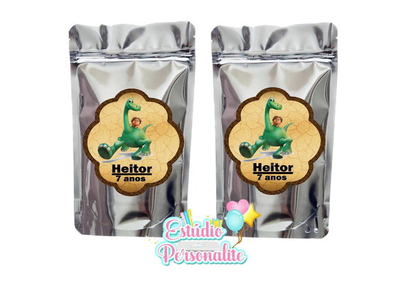 Saquinho Metalizado O Bom Dinossauro