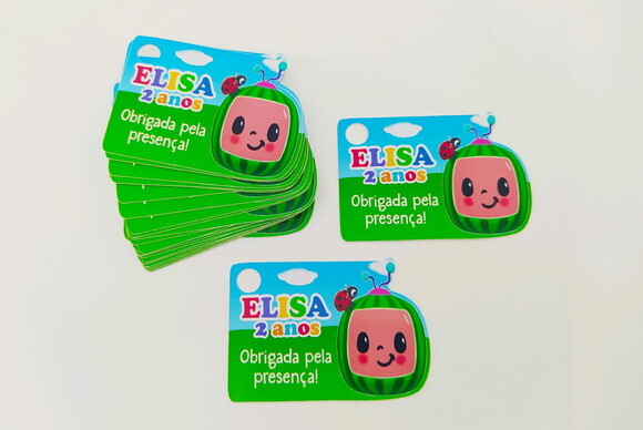 Tag de Agradecimento Cocomelon