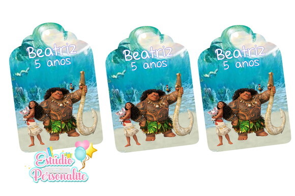 Tag Agradecimento Moana